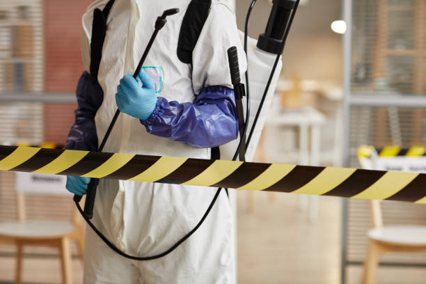 Professional Blood Cleanup technician working in Crystal, MN